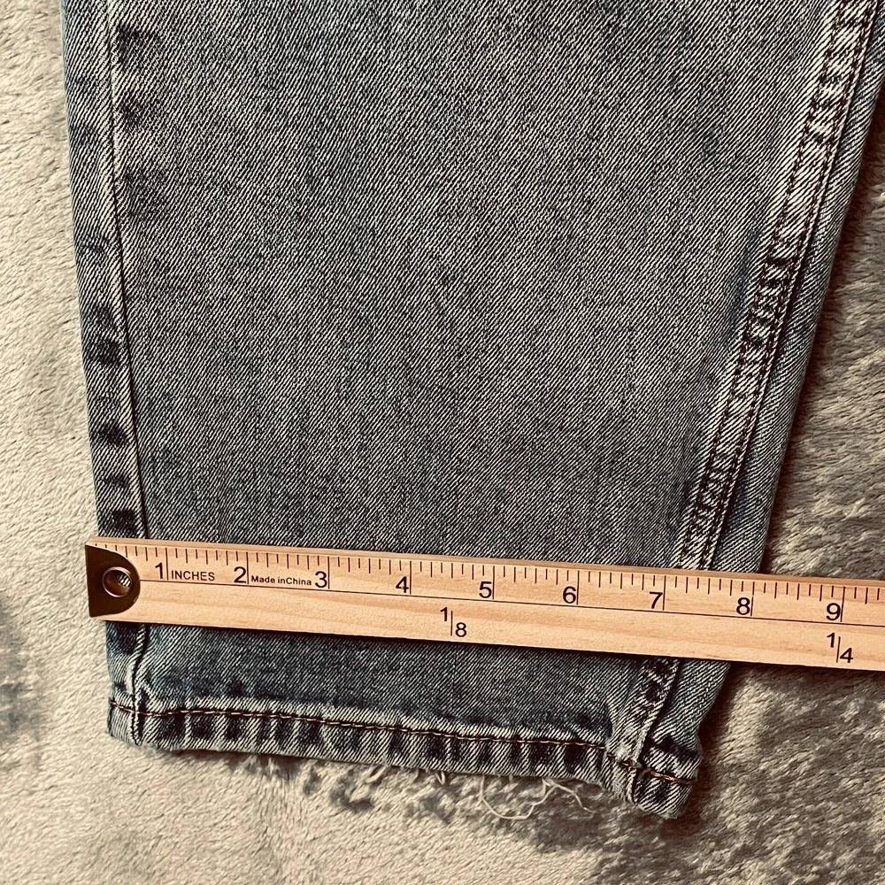 Levi's‎ 505 Jeans Mens 38 x 30 Light Wash Straight Leg Red Tab 5 Pocket Casual